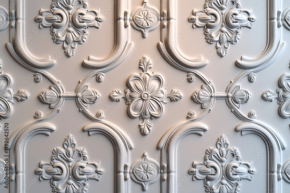 Poster sophisticated classical 3d pattern. ancient ornament. background image. created with generative ai t