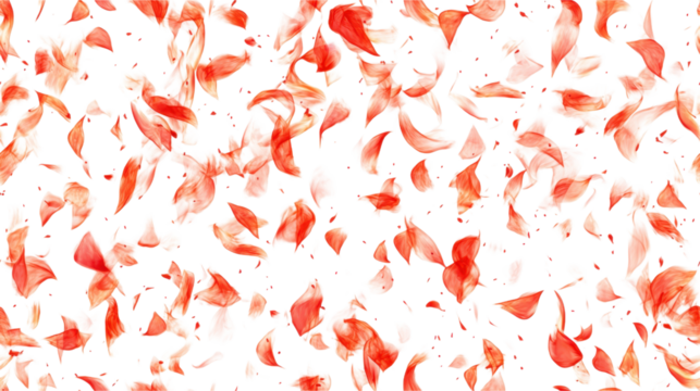 A Stunning Abstract Floral Pattern with Red and Pink Petals