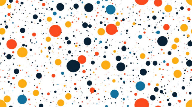 Abstract Colorful Circle Pattern Graphic Design