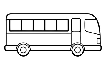 City Bus Line Drawing