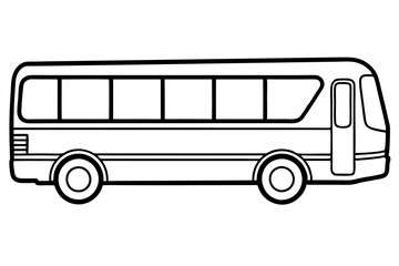 City Bus Line Drawing