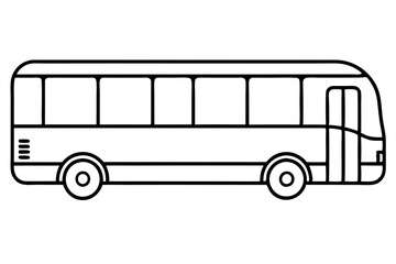 City Bus Line Drawing