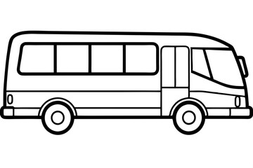 City Bus Line Drawing