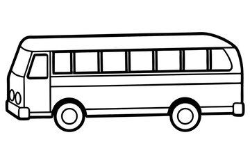 City Bus Line Drawing