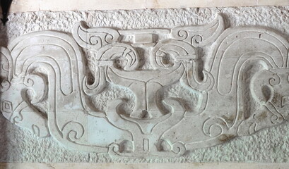 Carving Intricate Closeup Monochrome Stone Textured Ancient Decorative Detailed Relief
