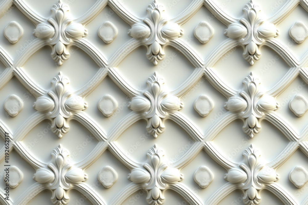 Poster sophisticated classical 3d pattern. ancient ornament. background image. created with generative ai t