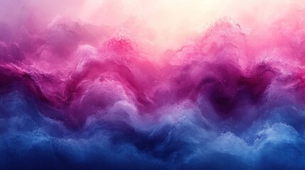Obraz premium Abstract Colorful Mountain Range: A Dreamlike Landscape of Pink, Purple, and Blue Hues