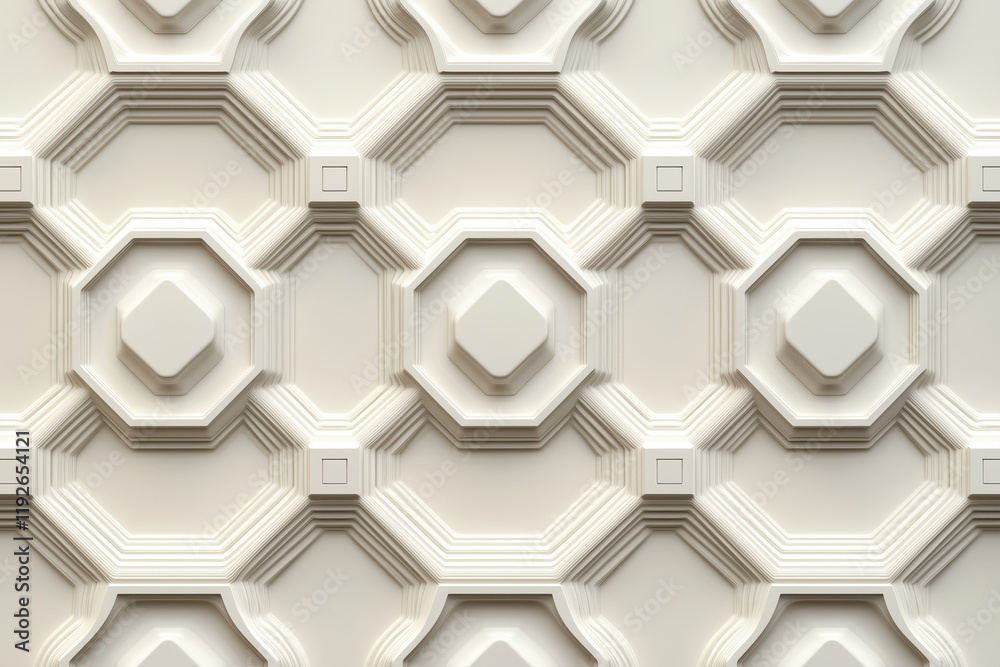 Poster sophisticated classical 3d pattern. ancient ornament. background image. created with generative ai t