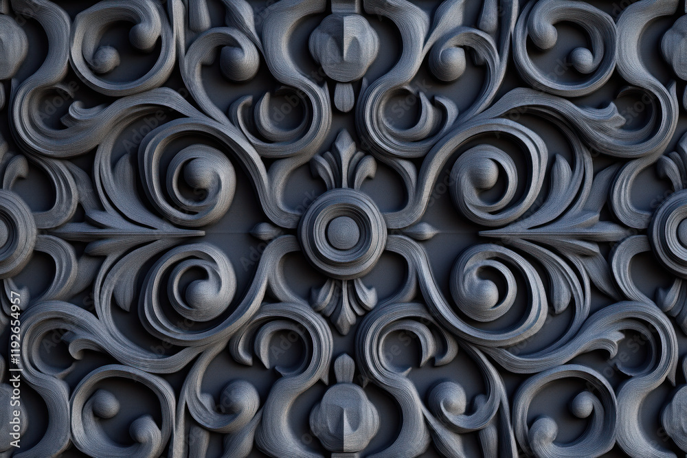 Poster sophisticated classical 3d pattern. ancient ornament. background image. created with generative ai t