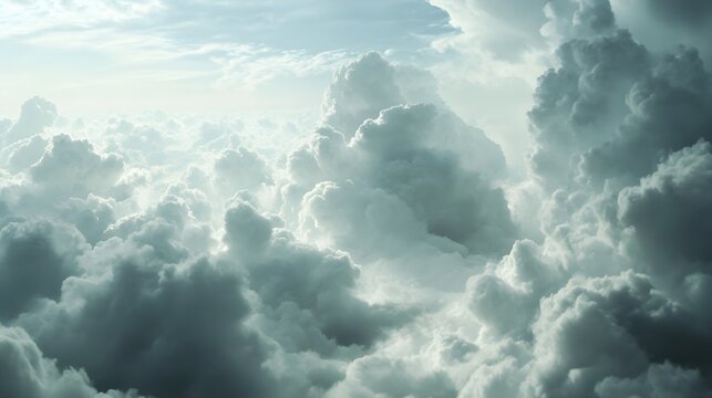 A sweeping view of a plain beneath thick, rolling thunderclouds, with stormy skies and an air of impending weather; the clouds are dense and charged, adding a sense of drama and anticipation 