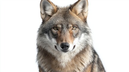 Obraz premium Wolf close up with copy space 