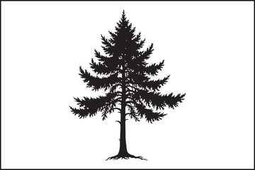 Cedar Tree Silhouette Bundle