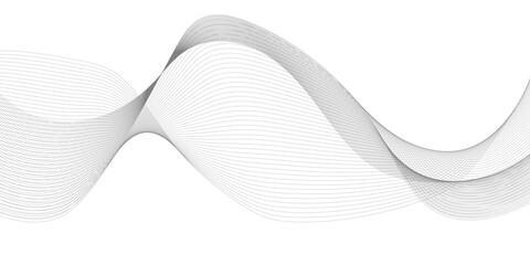 Abstract colorful wave and curve lines with technology background. Abstract frequency sound wave technology and science background. Wavy banner, template design.	
