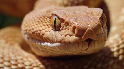 Obraz premium Snake close up with copy space 