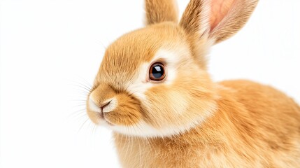 rabbit close up with copy space 