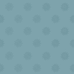 Soft blue embossed floral seamless pattern with subtle raised flower motifs, perfect for elegant fabric, stationery, wallpapers, and delicate design themes.