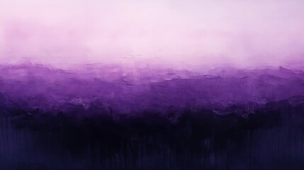 Fototapeta premium Abstract Purple Landscape Painting Showing Gradient