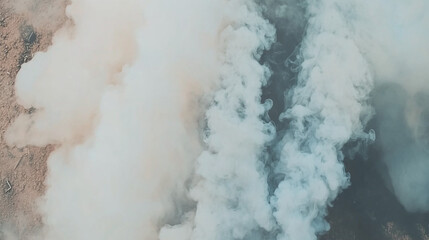 Obraz premium smoke effect on black background