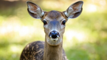 Fototapeta premium deer close up with copy space 