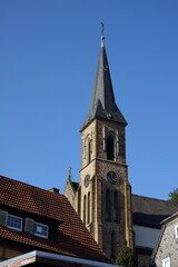 Fototapeta premium Katholische Kirche in Bad Soden-Salmünster