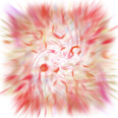Obraz premium An abstract transparent warm fiery burst color blur design element.