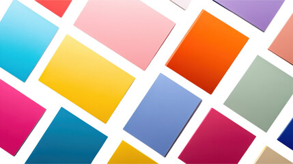 Colorful Geometric Square Pattern Design