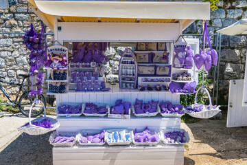 blauer Stand - Lavendel