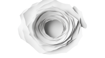 Elegant Abstract Paper Flower Design