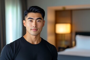 Fototapeta premium Portrait of a handsome man