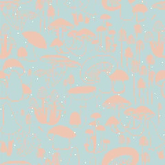 Seamless repeating pattern Red Color of the year Mocha Mousse plaid, waves or polka dots for wrapping paper, surface design and other design projects