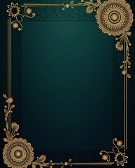 Eid Special, Vintage Frame With Ornament
