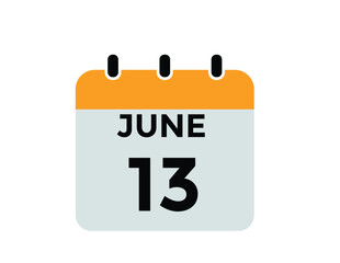 June 13 - Calendar Icon

