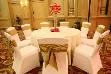 wedding table setting