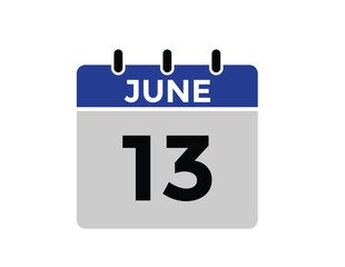 June 13 - Calendar Icon
