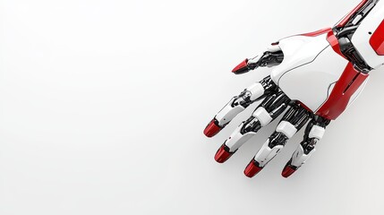 Futuristic Robotic Hand Design Showcasing AI Driven Automation Technology