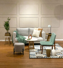 Bodeg&oacute;n y composici&oacute;n para fotograf&iacute;a de revista de dise&ntilde;o de interiores 