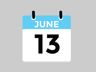 June 13 - Calendar Icon
