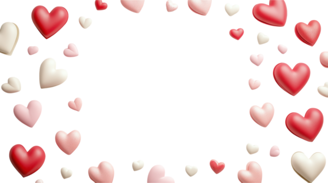 Heart-shaped love background