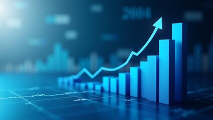 business graph showing growth