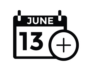 June 13 - Calendar Icon
