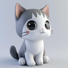 cat chibi style