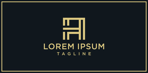 Letter A Line Logo Design Inspirations