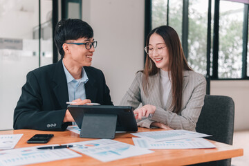 Engaging teamwork collaborative business meetings in a modern office environment