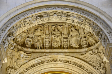 Fototapeta premium Indoors medieval feature of the Seville Cathedral, Spain