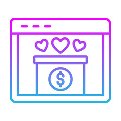 Online Donation Icon