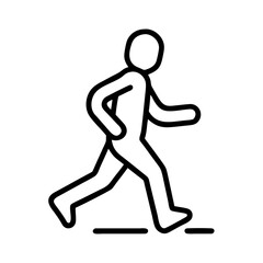 person jogging walking hybrid person jogging walking hybrid - simple line art of person jogging walking hybrid, perfect for person jogging walking hybrid logos and icons and themed design