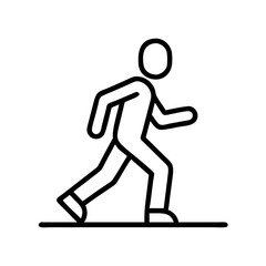 person jogging walking hybrid person jogging walking hybrid - simple line art of person jogging walking hybrid, perfect for person jogging walking hybrid logos and icons and themed design