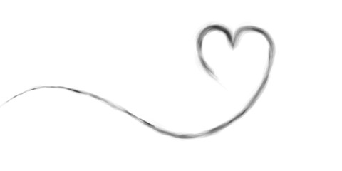 Black heart shaped smoke effect, sign of love, smoke hearts, love. Black waves of smoke from hot drink, coffee, cigarettes, tea or food. Mockup of fog with swirls. PNG.
