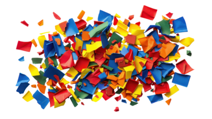 Colorful Abstract Shapes Graphic Design