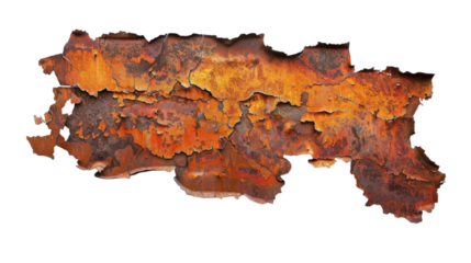 Rusty Metal Texture: A Detailed Abstract Art